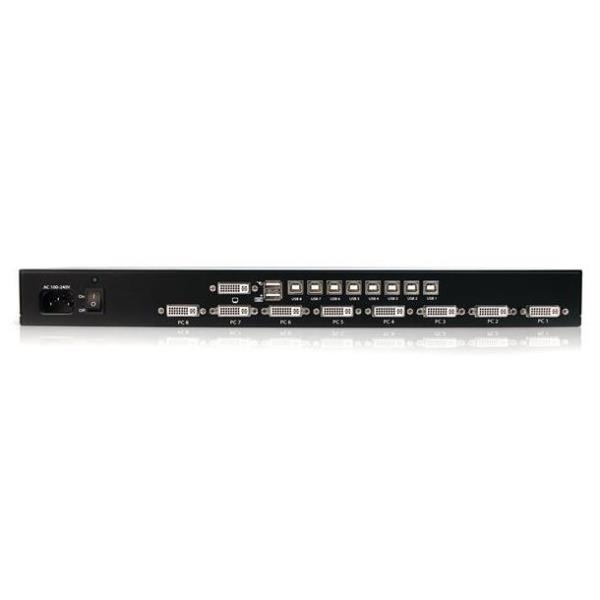 Switch Kvm DVI Ps/2 A 8 Porte 1U - immagine 5