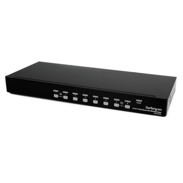 Switch Kvm DVI Ps/2 A 8 Porte 1U - immagine 4