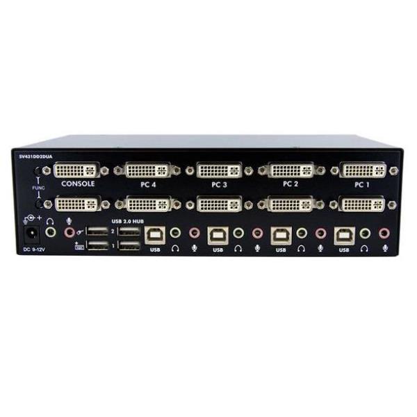 Switch Kvm Dual DVI USB 4 Port - immagine 2