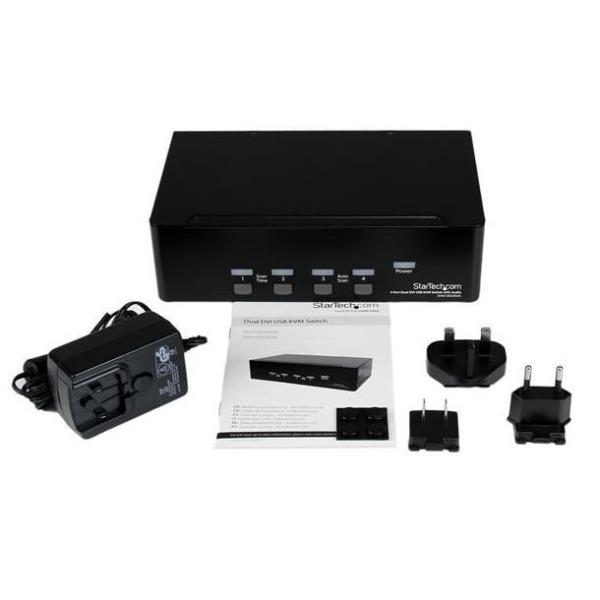 Switch Kvm Dual DVI USB 4 Port - immagine 3