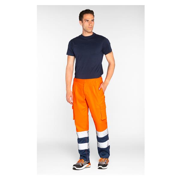 Pantalone A.v.stretch Giallo-M - immagine 3