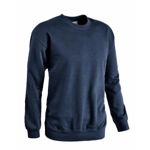 Felpa Girocollo Ring Blu Navy-L