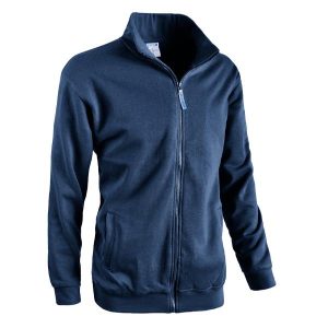 Felpa Full Zip Jump Blu Navy-S