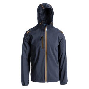 Giubbino Windy Blu Navy/Arancio-L