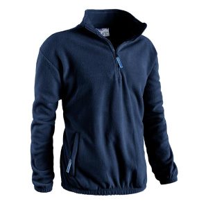 Pile Svezia Mezza Zip Blu Navy-M