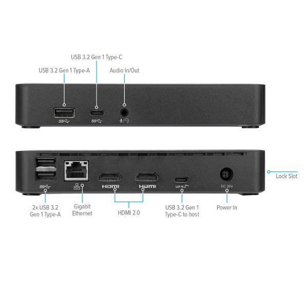 USB-C Dual 4K Dock With 65Pd - immagine 6