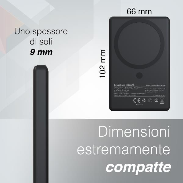 Powerbank Inter Wireless Magnetico - immagine 2