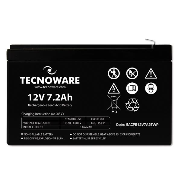 Batteria Tecnoware 12V 7,2Ah - immagine 3