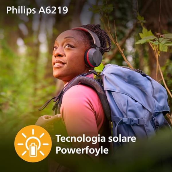 Cuffia On-Ear Wireless Ener. Solare - immagine 5