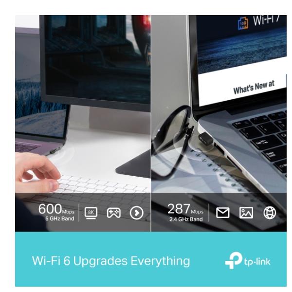 Ax900 Nano Wifi6 Bluetooth Sb Adapter - immagine 2