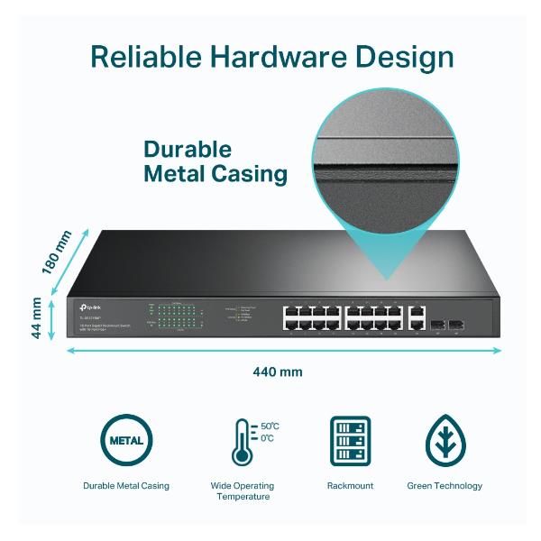 Switch Rackmount 18 Porte - immagine 7