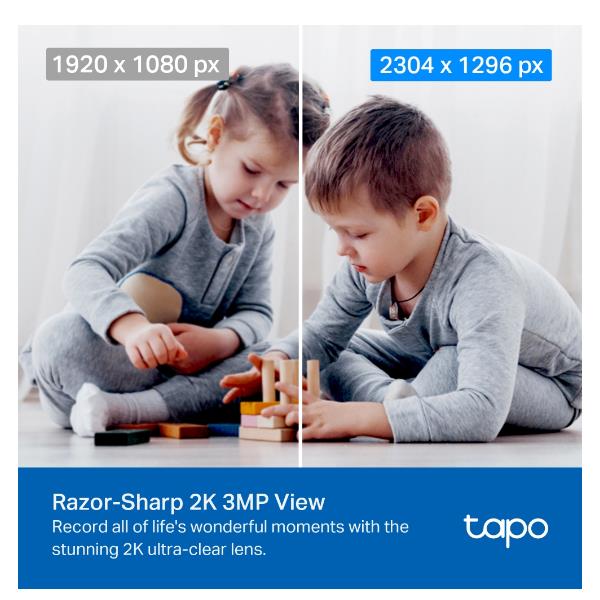 Pan/Tilt Home Security Wi-Fi Camera - immagine 3