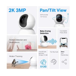 Pan/Tilt Home Security Wi-Fi Camera