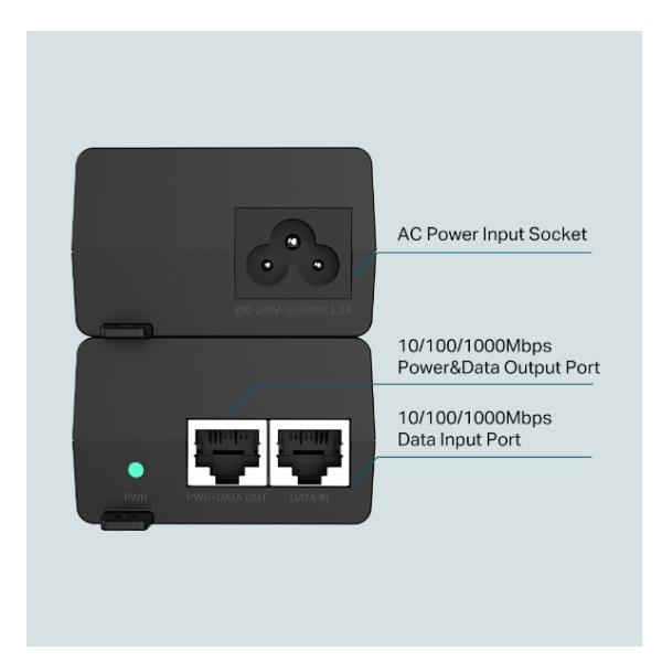 Injector PoE+ Ieee802.3Af/At - immagine 2