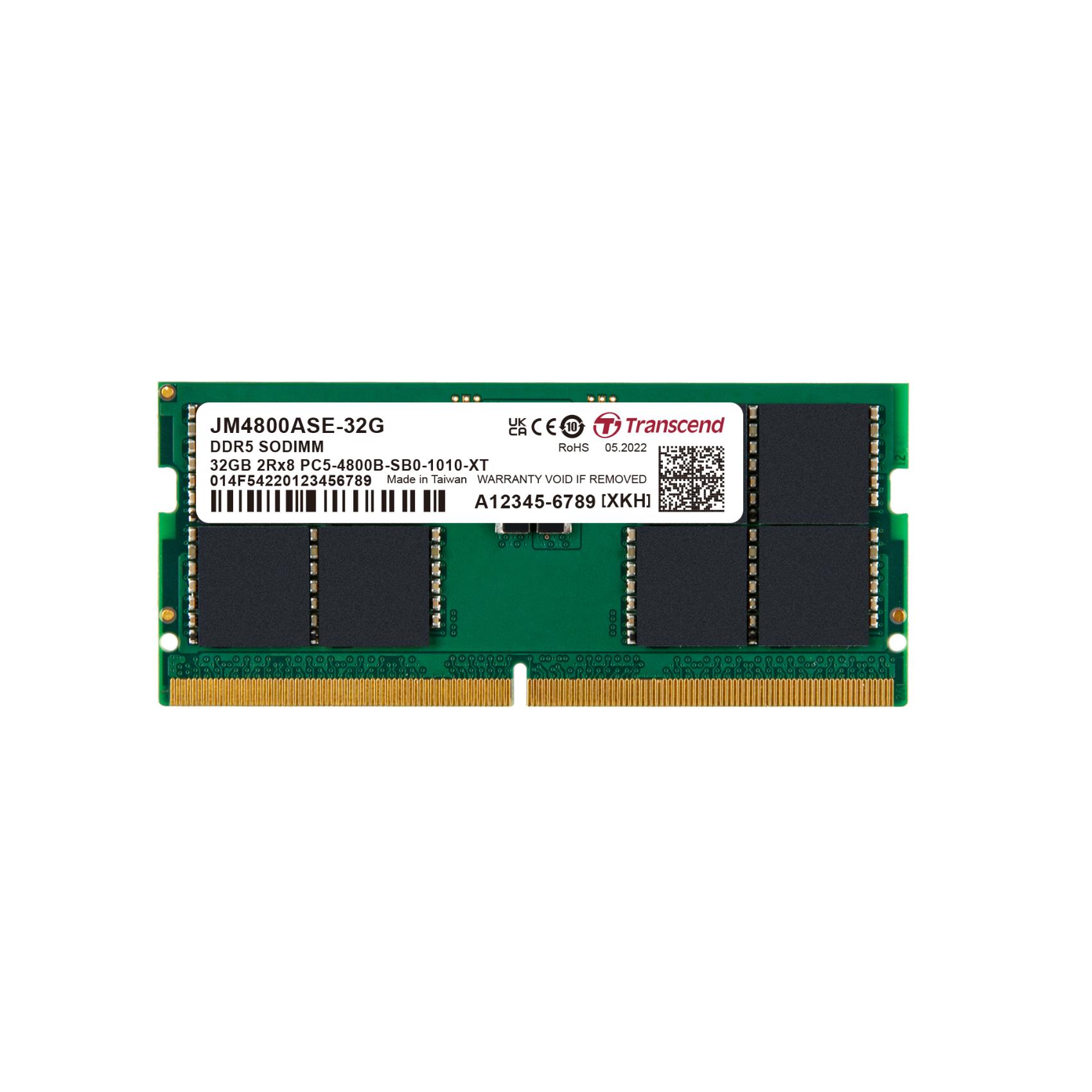 32Gb Jm DDR5 4800 So-Dimm 2Rx8 2Gx8