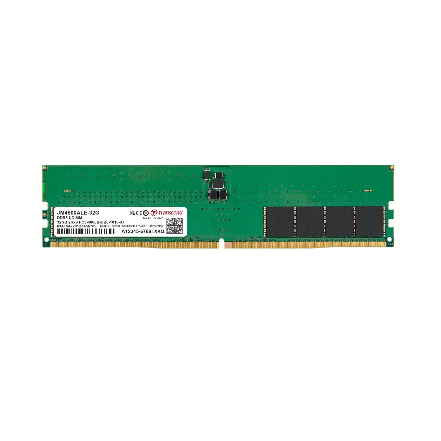 32Gb Jm DDR5 4800 U-Dimm 2Rx8 2Gx8 - immagine 2