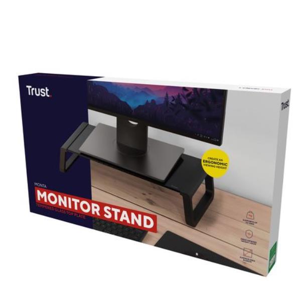 Monta Glass Monitor Stand Blk - immagine 4