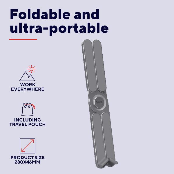 Macy Foldable Metal Laptop Stand - immagine 5