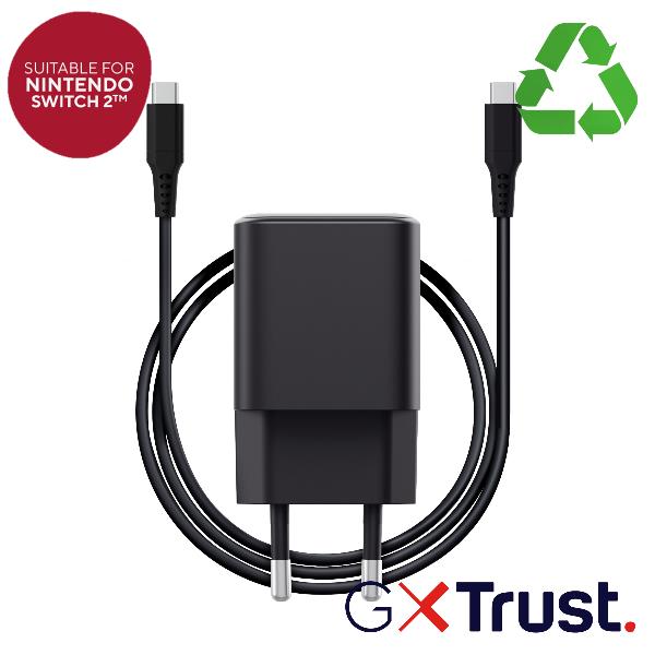 Gxt1258 USB-C Charger For Switch 2 - immagine 2