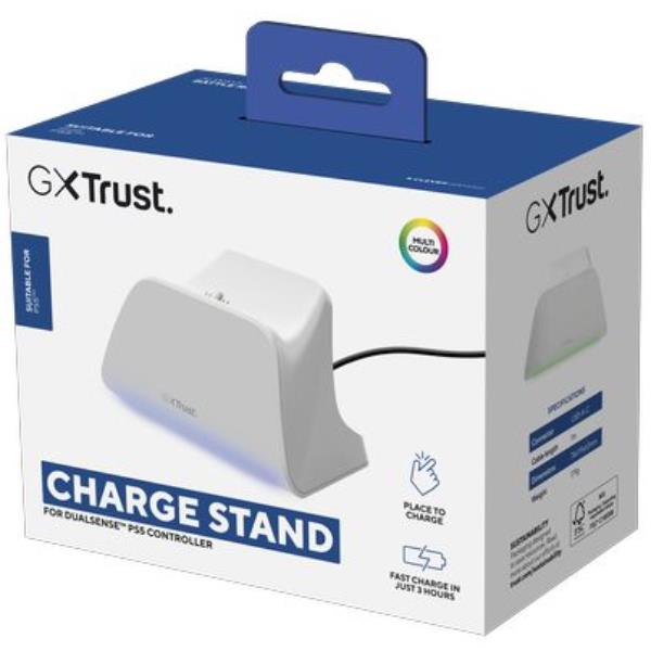 Gxt255W Charge Stand Ps5 Bianco - immagine 3