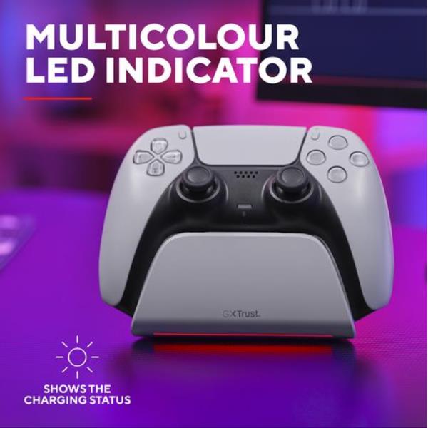 Gxt255W Charge Stand Ps5 Bianco - immagine 5