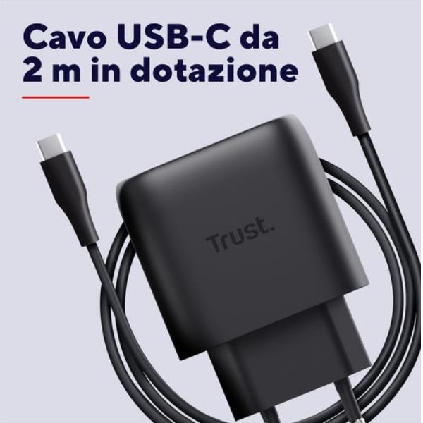Maxo 45W USB-C Gan Charger Nero - immagine 3