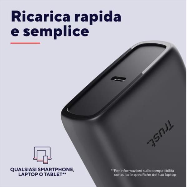 Maxo 65W USB-C Gan Charger Nero - immagine 6