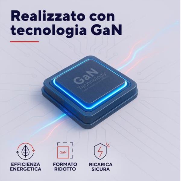 Maxo Ultra-Small 65W USB-C Gan Cha - immagine 3