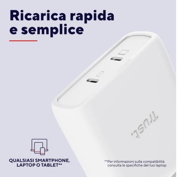 Maxo 100W 2P USB-C Gan Charger Wht - immagine 5