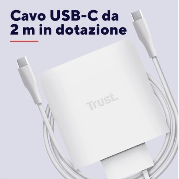 Maxo 100W 2P USB-C Gan Charger Wht - immagine 8