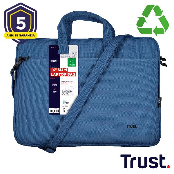 Bologna Laptop Bag 16" Eco Blu - immagine 5