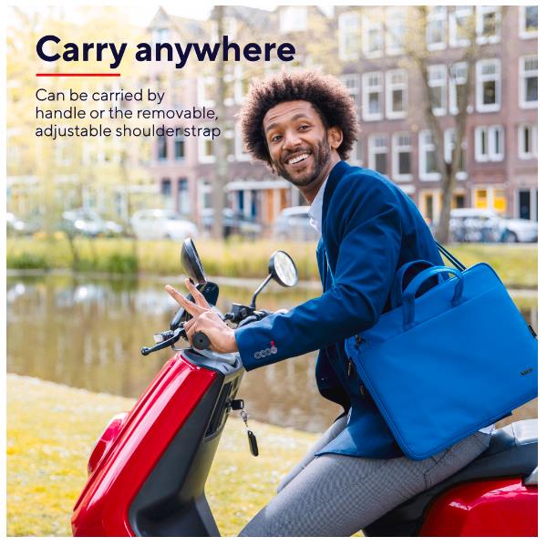 Bologna Laptop Bag 16" Eco Blu - immagine 3