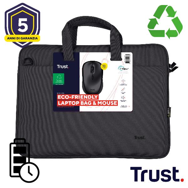 Bologna Bag And Mouse Set Nero - immagine 6