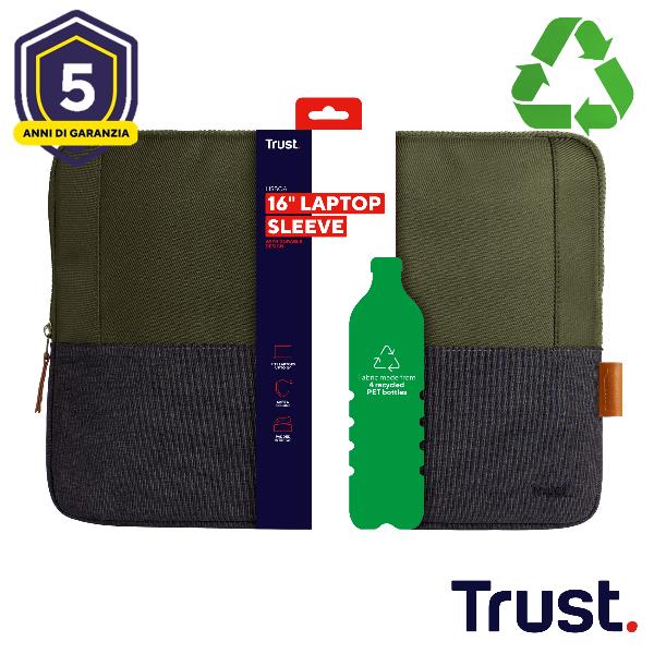 Lisboa 16" Laptop Sleeve - Verde - immagine 2