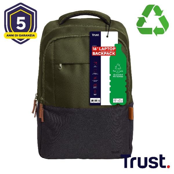 Lisboa 16" Backpack - Verde - immagine 5