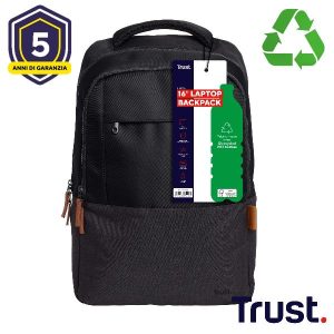 Lisboa 16" Backpack - Nero