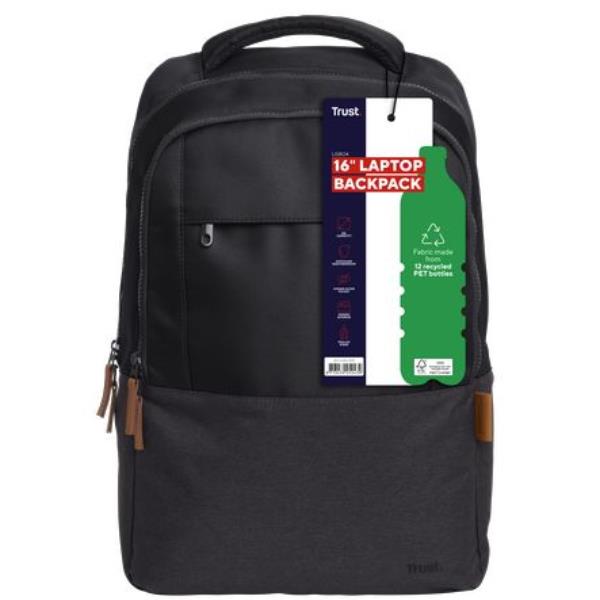 Lisboa 16" Backpack - Nero - immagine 8