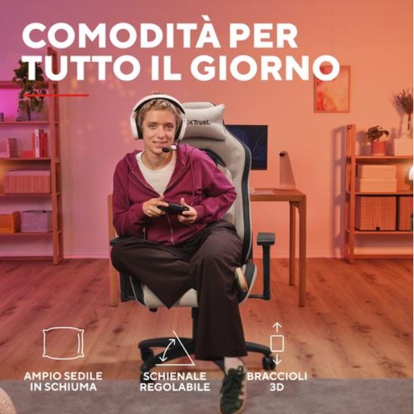 Gxt723B Ruya Fabric Chair Beige - immagine 4