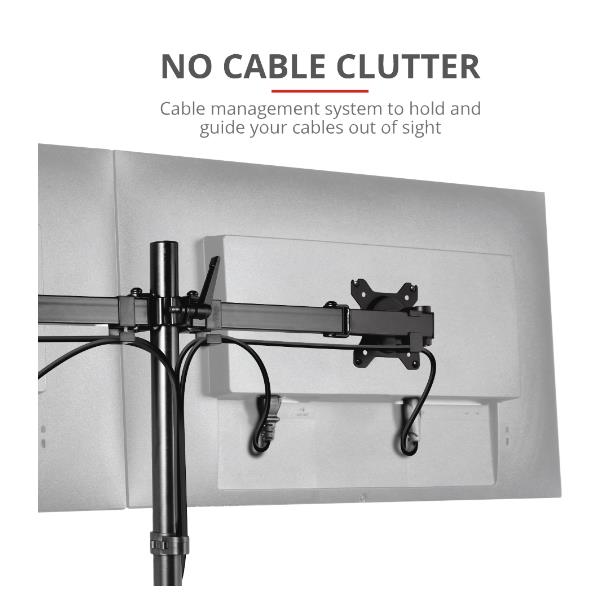 Gxt1120 Mara Dual Monitor Arm - immagine 2