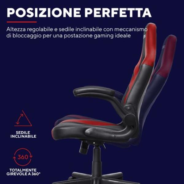 Gxt703R Riye Gaming Chair Rosso - immagine 5