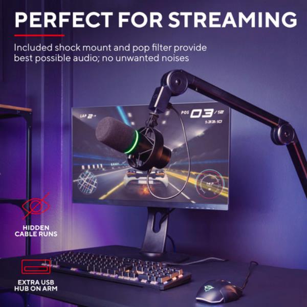 Gxt 255+ Onyx Microphone Arm - immagine 3