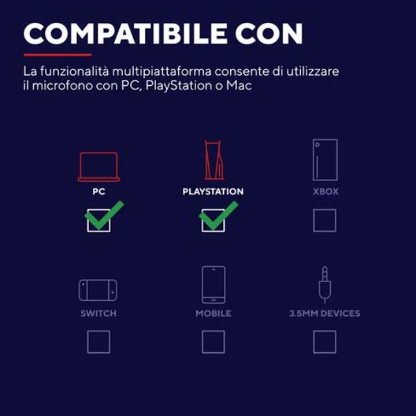 Gxt234 Yunix USB Microphone Blk - immagine 8