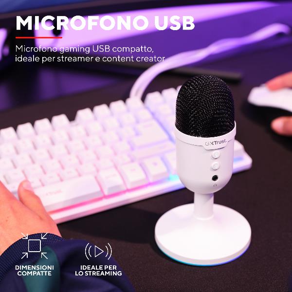 Gxt234W Yunix USB Microphone Bianco - immagine 7