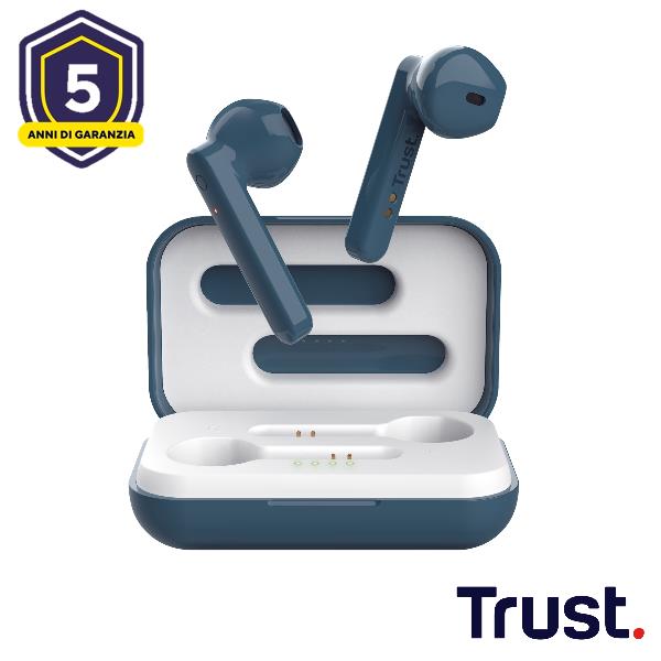 Primo Touch Bluetooth Earphones Blu