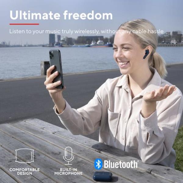 Primo Touch Bluetooth Earphones Blu - immagine 6