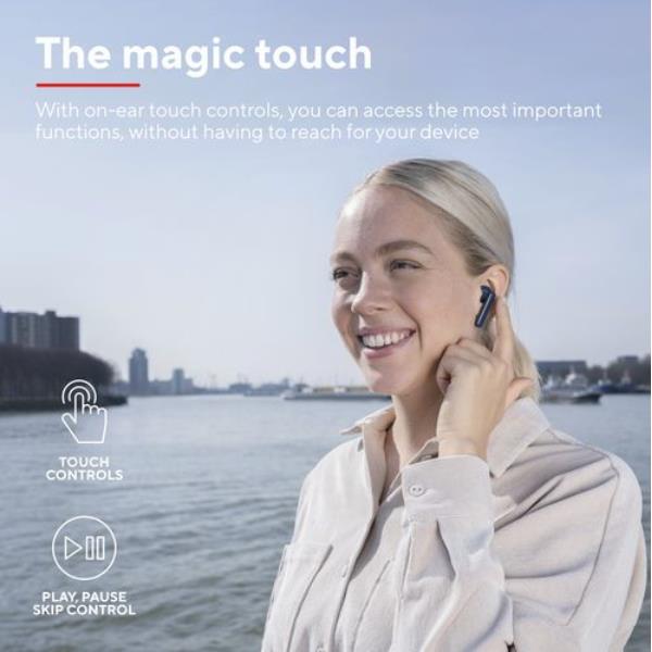 Primo Touch Bluetooth Earphones Blu - immagine 5