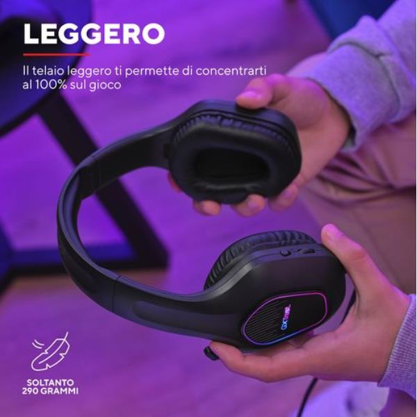Gxt416 Zirox LED Headset Blk - immagine 7