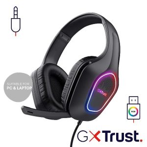 Gxt416 Zirox LED Headset Blk