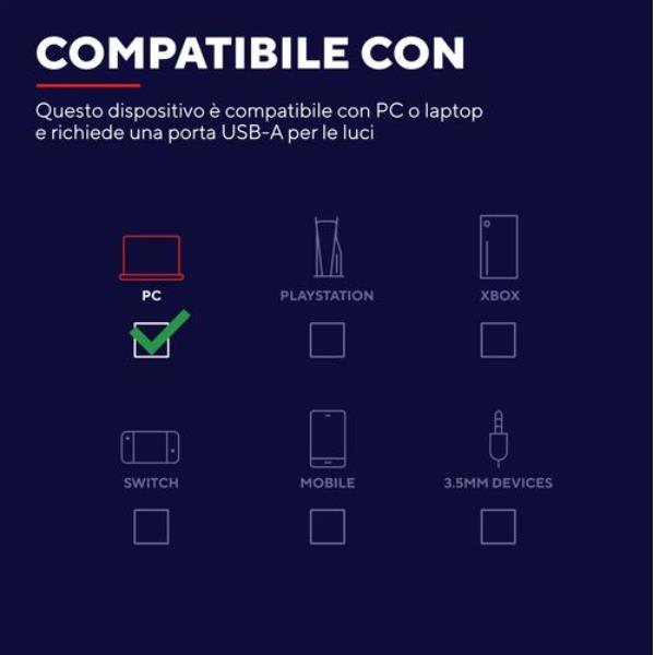 Gxt416 Zirox LED Headset Blk - immagine 5