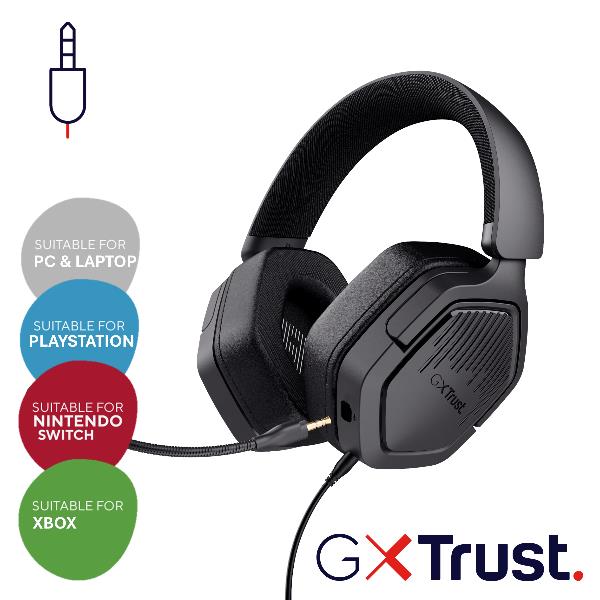 Gxt492 Carus Headset Blk
